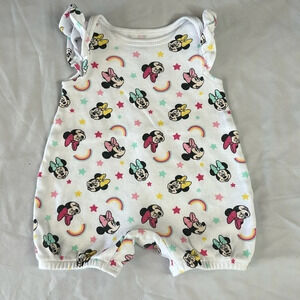 Disney - Minnie  Mouse - Sleeveless short romper. Size 3 months